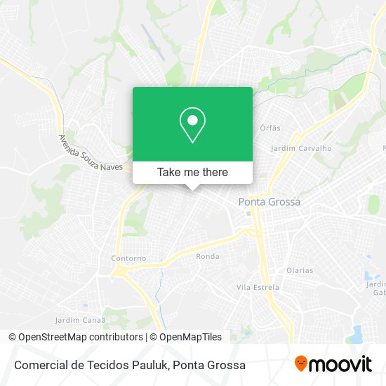 Comercial de Tecidos Pauluk map