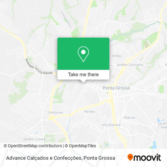 Mapa Advance Calçados e Confecções