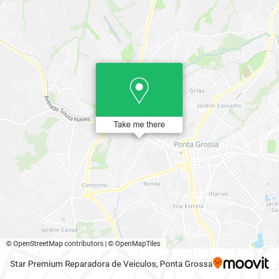 Star Premium Reparadora de Veiculos map