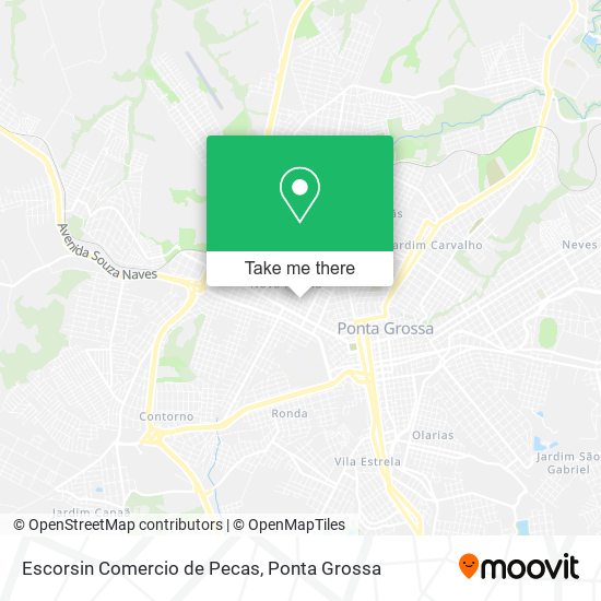 Mapa Escorsin Comercio de Pecas