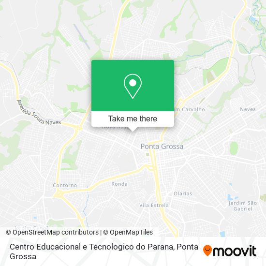 Centro Educacional e Tecnologico do Parana map