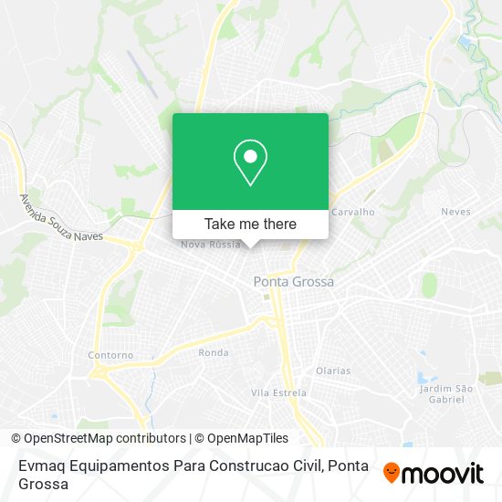 Mapa Evmaq Equipamentos Para Construcao Civil