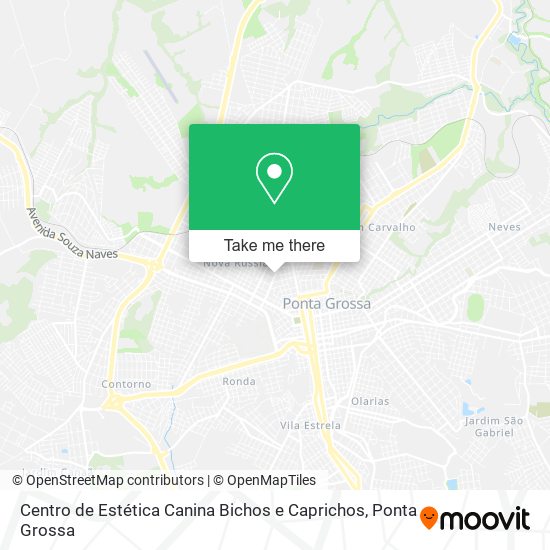 Centro de Estética Canina Bichos e Caprichos map