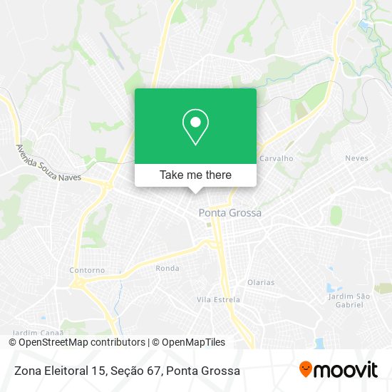 Zona Eleitoral 15, Seção 67 map