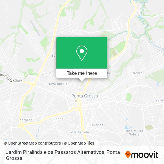 Jardim Piralinda e os Passaros Alternativos map