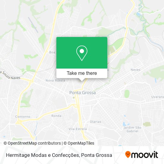 Hermitage Modas e Confecções map