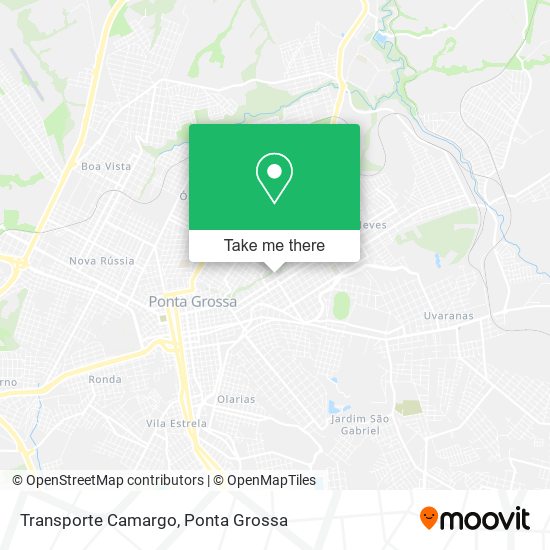 Transporte Camargo map