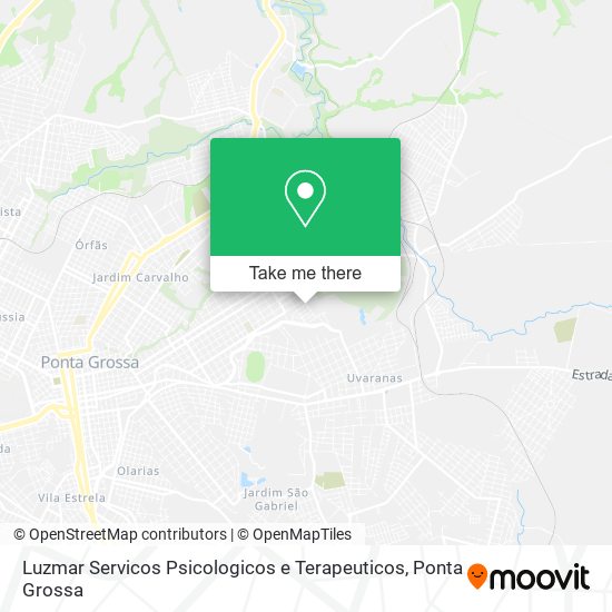Mapa Luzmar Servicos Psicologicos e Terapeuticos