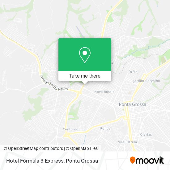 Hotel Fórmula 3 Express map
