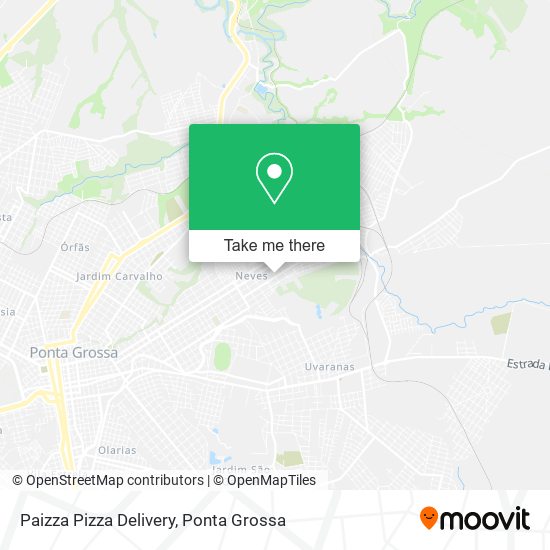 Mapa Paizza Pizza Delivery