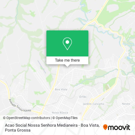 Acao Social Nossa Senhora Medianeira - Boa Vista map