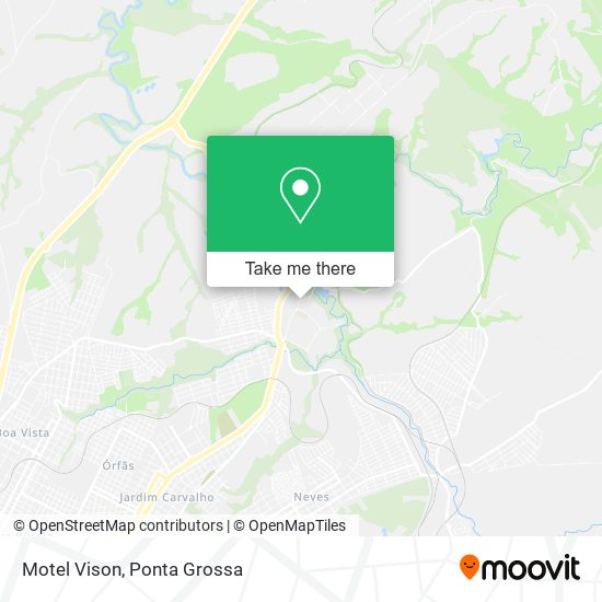 Mapa Motel Vison