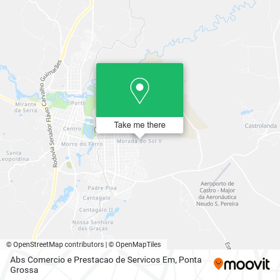 Mapa Abs Comercio e Prestacao de Servicos Em