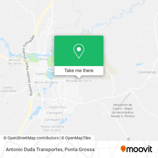 Mapa Antonio Duda Transportes