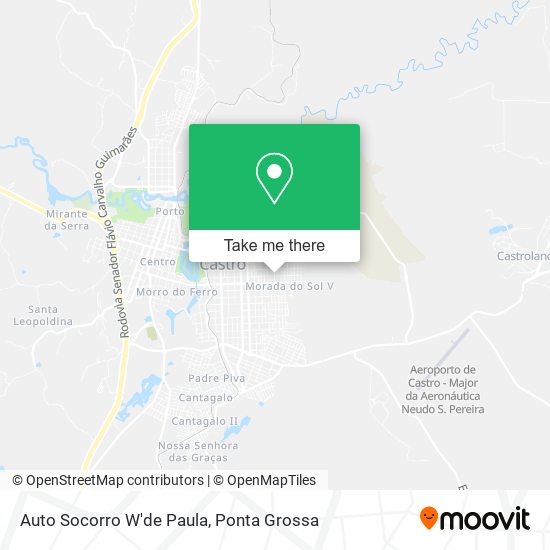 Auto Socorro W'de Paula map