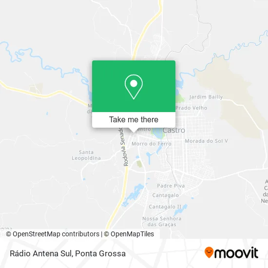 Rádio Antena Sul map