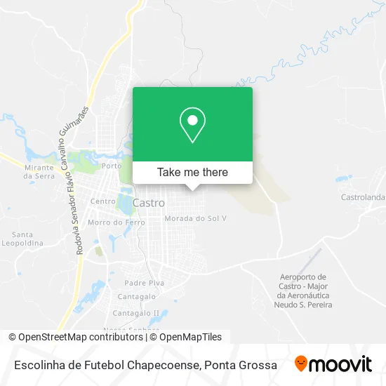 Escolinha de Futebol Chapecoense map