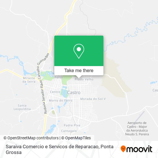 Mapa Saraiva Comercio e Servicos de Reparacao