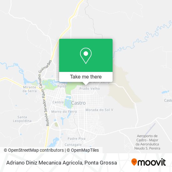 Mapa Adriano Diniz Mecanica Agricola
