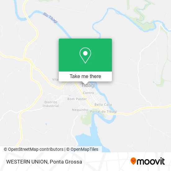 WESTERN UNION map