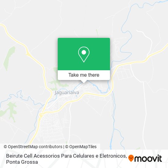 Mapa Beirute Cell Acessorios Para Celulares e Eletronicos