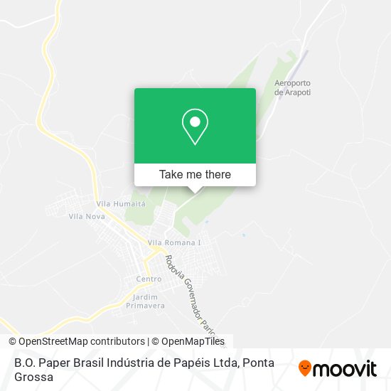 B.O. Paper Brasil Indústria de Papéis Ltda map