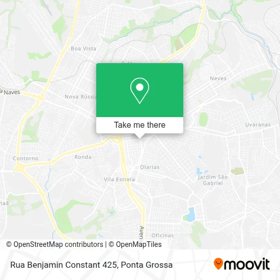 Rua Benjamin Constant 425 map