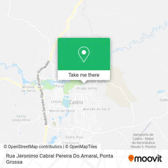 Rua Jeronimo Cabral Pereira Do Amaral map
