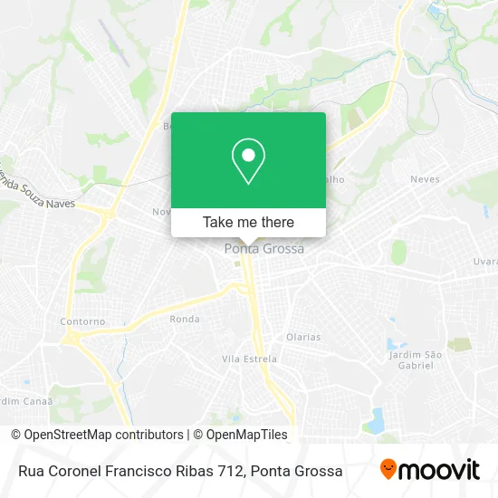 Rua Coronel Francisco Ribas 712 map