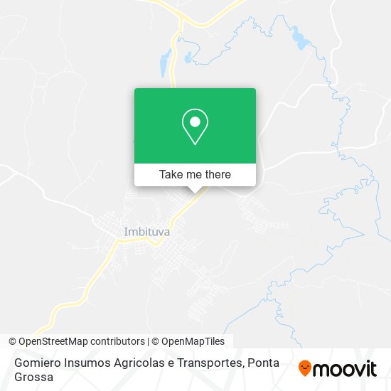 Mapa Gomiero Insumos Agricolas e Transportes