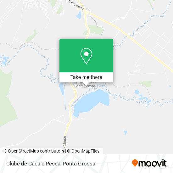 Clube de Caca e Pesca map