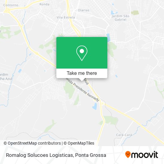 Romalog Solucoes Logisticas map