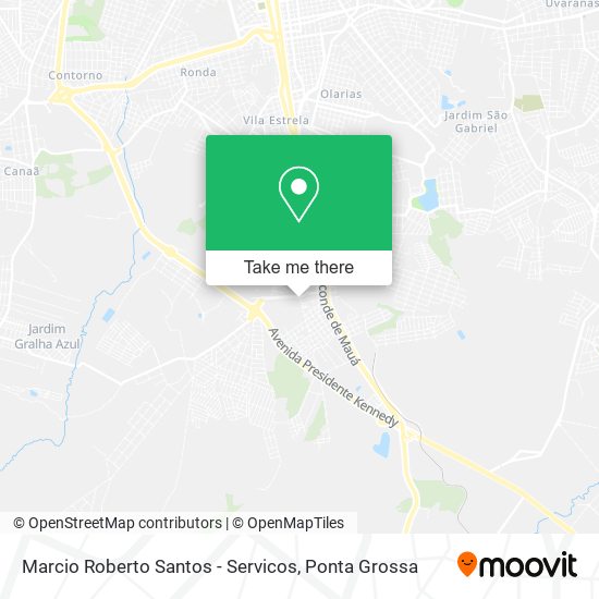 Mapa Marcio Roberto Santos - Servicos