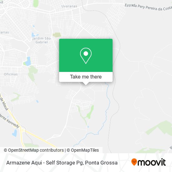 Armazene Aqui - Self Storage Pg map