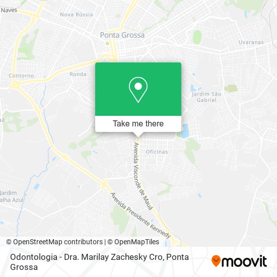 Odontologia - Dra. Marilay Zachesky Cro map