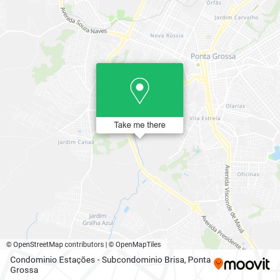 Condominio Estações - Subcondominio Brisa map