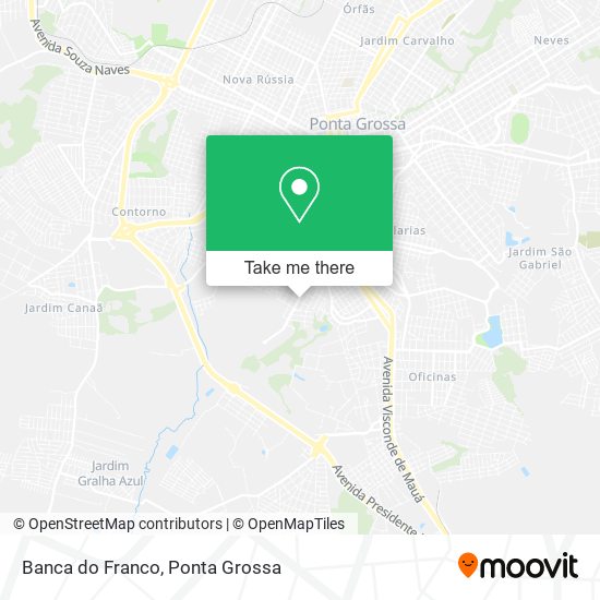 Banca do Franco map