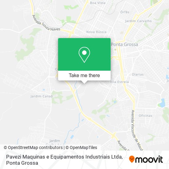 Pavezi Maquinas e Equipamentos Industriais Ltda map