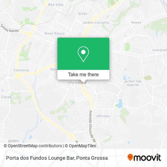 Porta dos Fundos Lounge Bar map