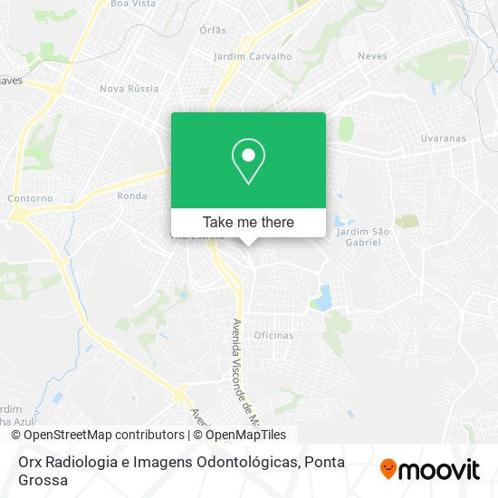 Orx Radiologia e Imagens Odontológicas map