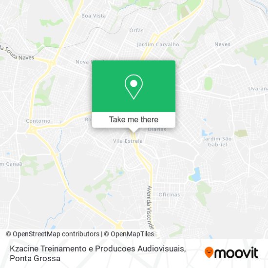 Kzacine Treinamento e Producoes Audiovisuais map