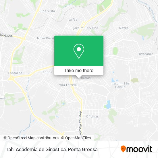 Mapa Tahl Academia de Ginastica