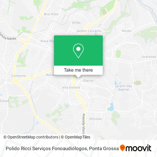 Polido Ricci Serviços Fonoaudiólogos map