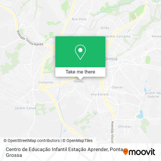 Mapa Centro de Educação Infantil Estação Aprender