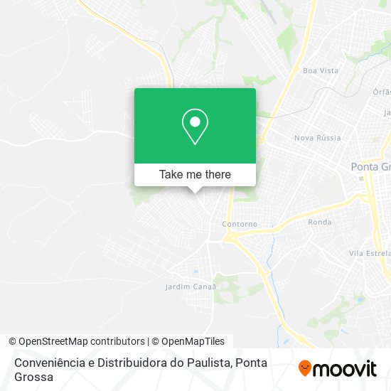 Mapa Conveniência e Distribuidora do Paulista