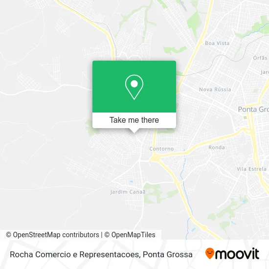 Rocha Comercio e Representacoes map