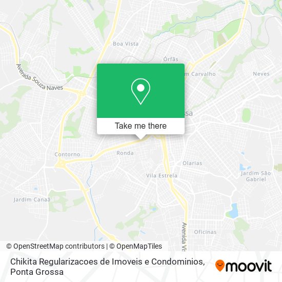 Chikita Regularizacoes de Imoveis e Condominios map