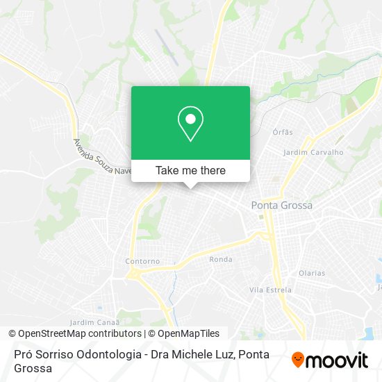 Mapa Pró Sorriso Odontologia - Dra Michele Luz