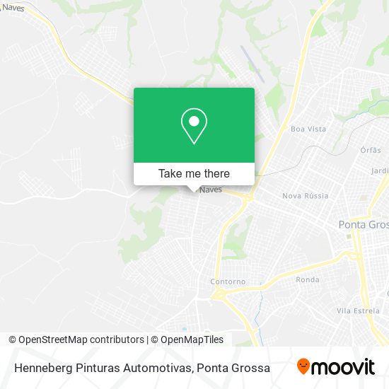 Mapa Henneberg Pinturas Automotivas