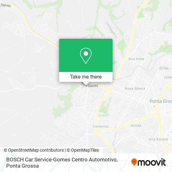 Mapa BOSCH Car Service-Gomes Centro Automotivo